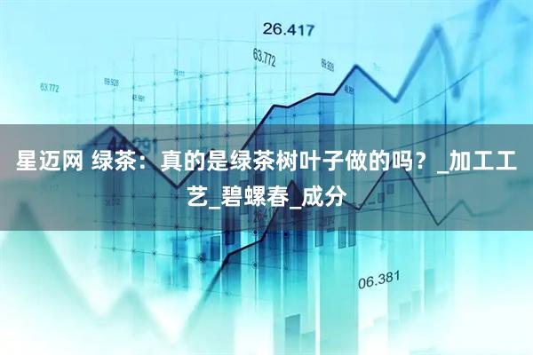 星迈网 绿茶：真的是绿茶树叶子做的吗？_加工工艺_碧螺春_成分
